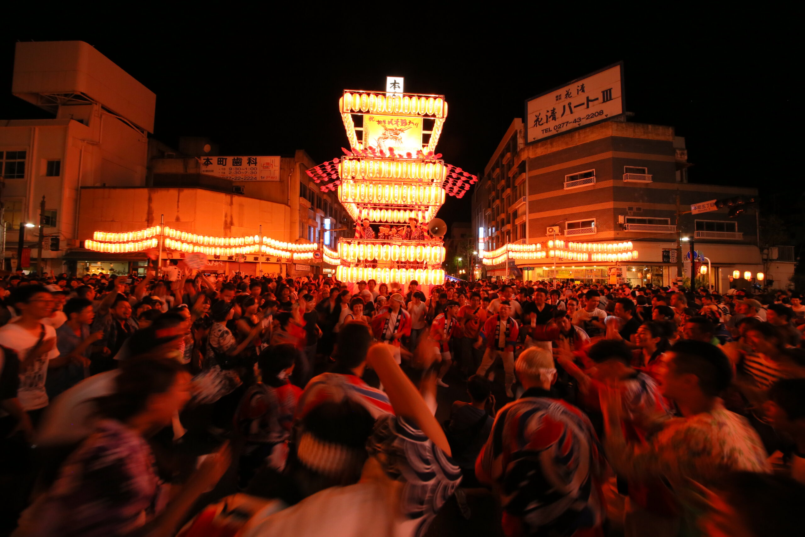 一年に一度、桐生市が盛り上がる八木節祭り！