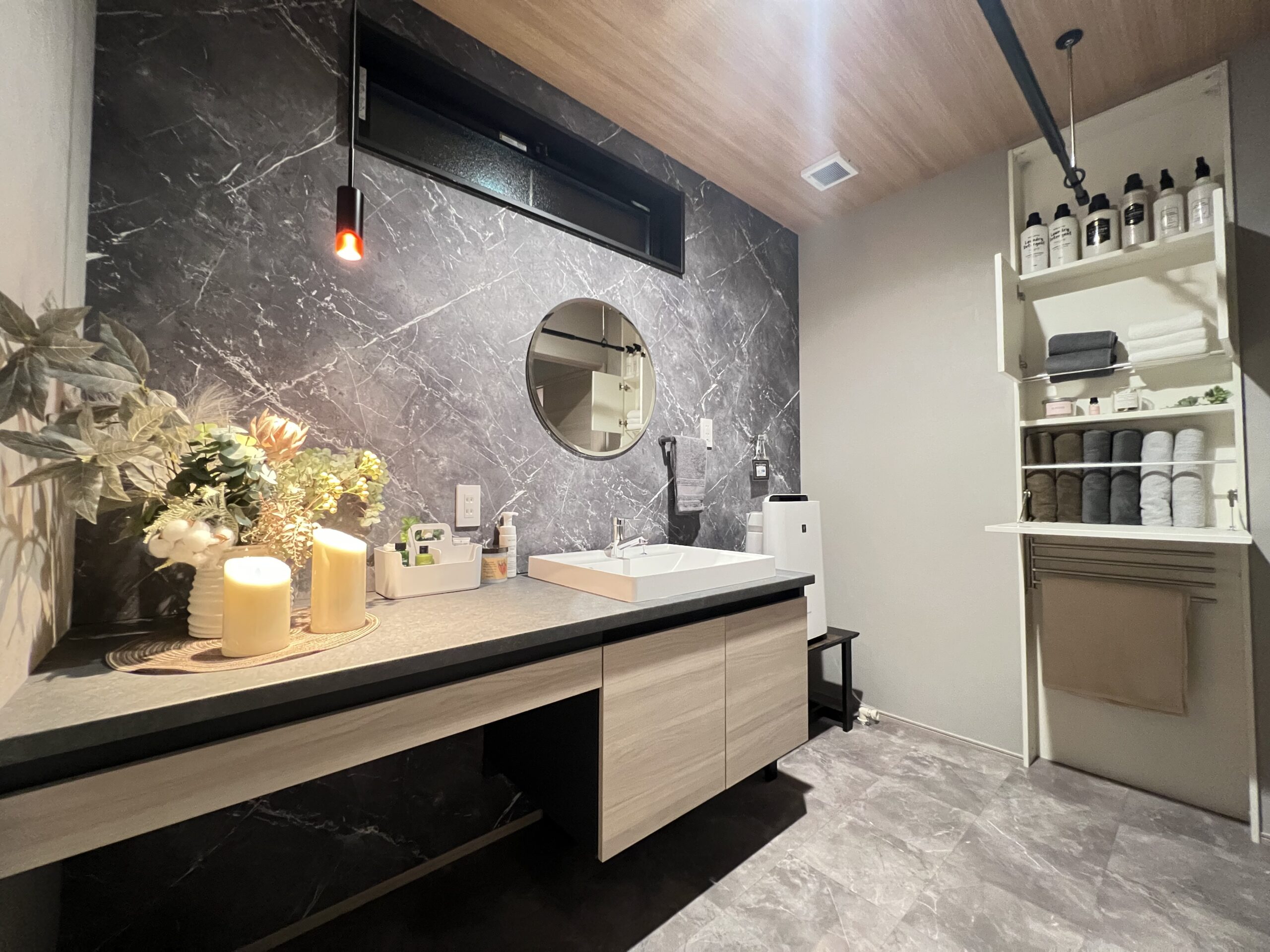 NGH平屋は造作風洗面台が標準仕様